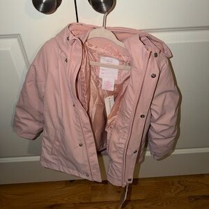 Pink Kids Lined Raincoat